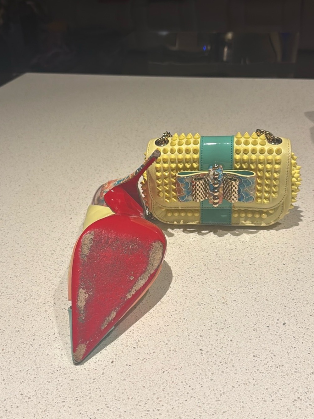 Christian Louboutin heels and bag set - Picture 2 of 7
